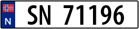 Truck License Plate